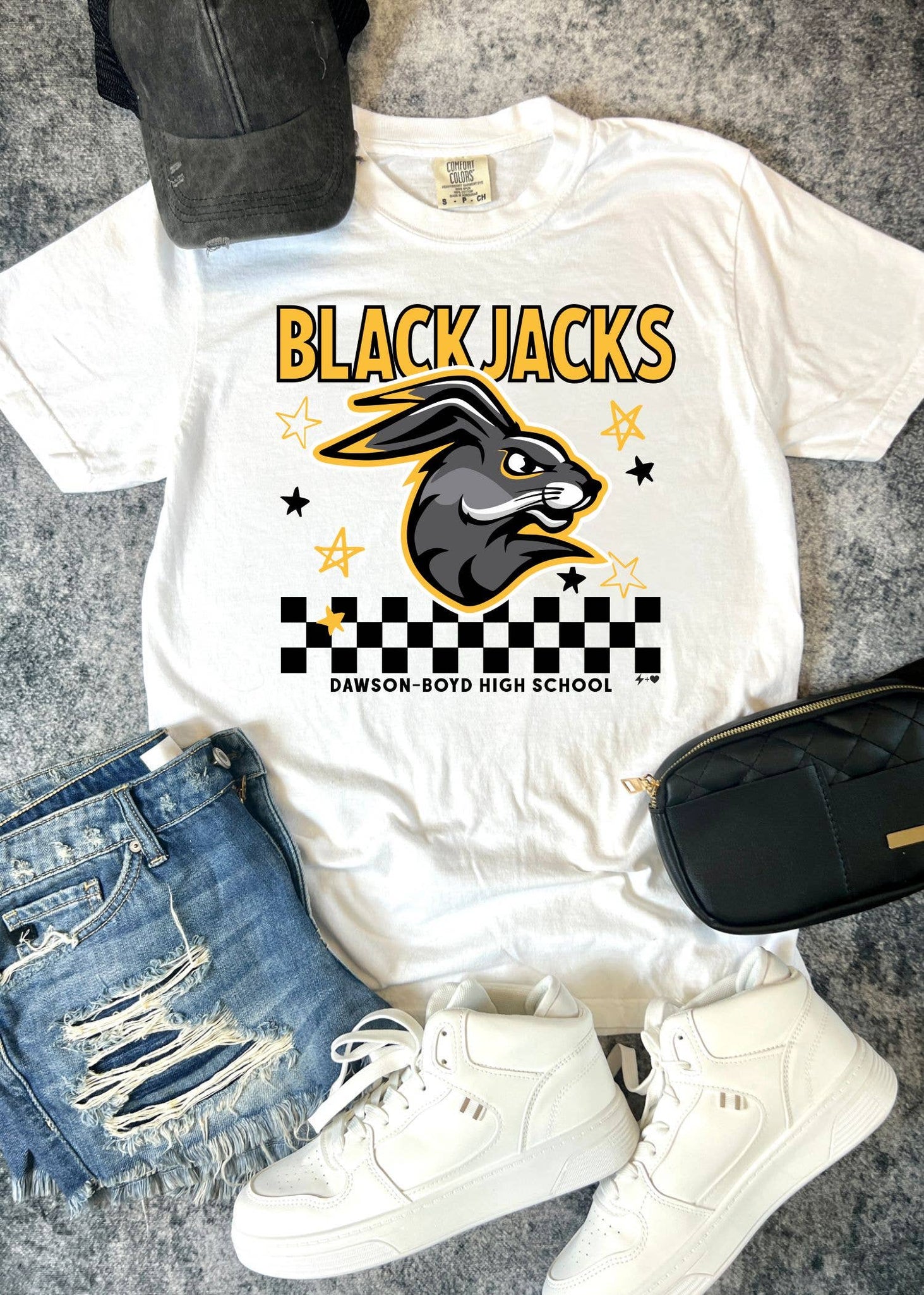 Youth Checkered Jacks Tee