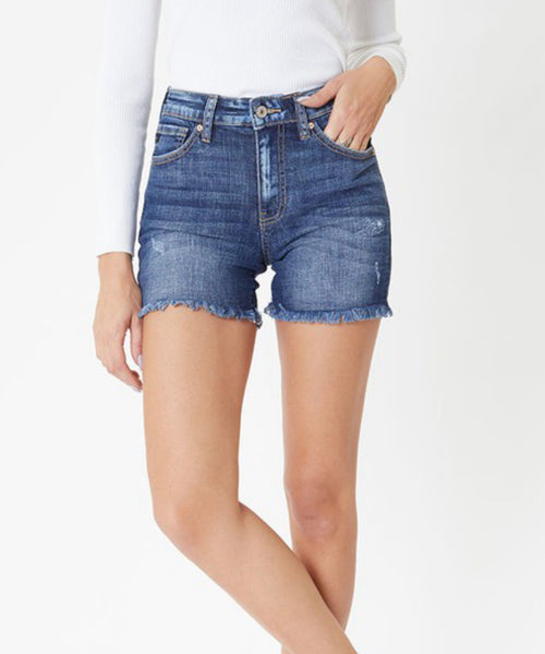 KanCan High Rise Shorts - small