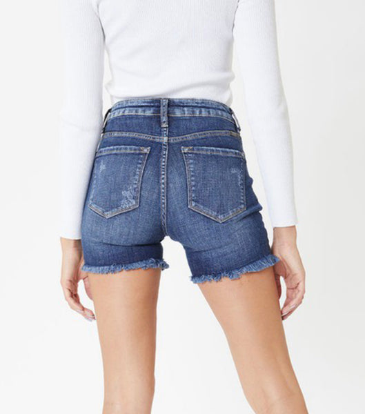 KanCan High Rise Shorts - small